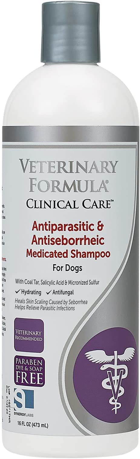 Veterinary Formula Clinical Care Antiparasitic & Antiseborrheic Medicated Dog Shampoo