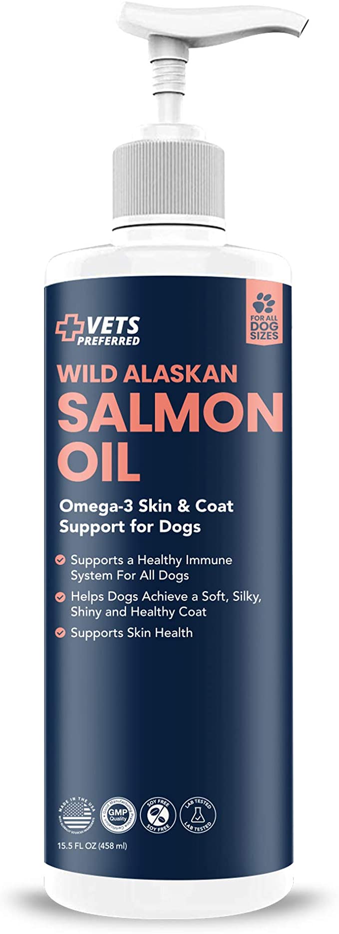 Vets Preferred Wild Alaskan Salmon Oil Dogs