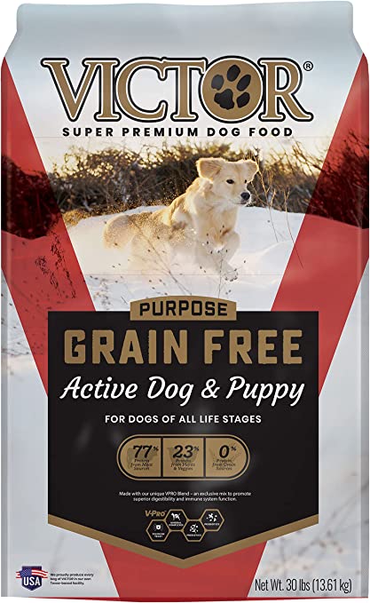 Victor Super Premium Dog Food Grain-Free Active Dog & Puppy