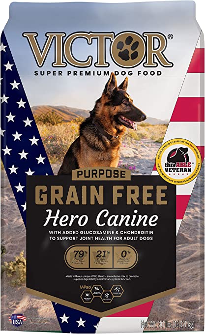 Victor Super Premium Dog Food Purpose - Grain Free Hero Canine