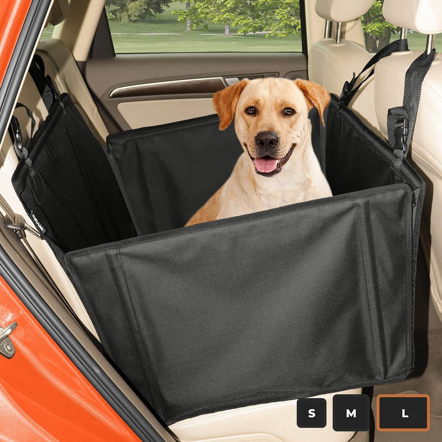 Wuglo Extra Stable Large Dog Car Seat