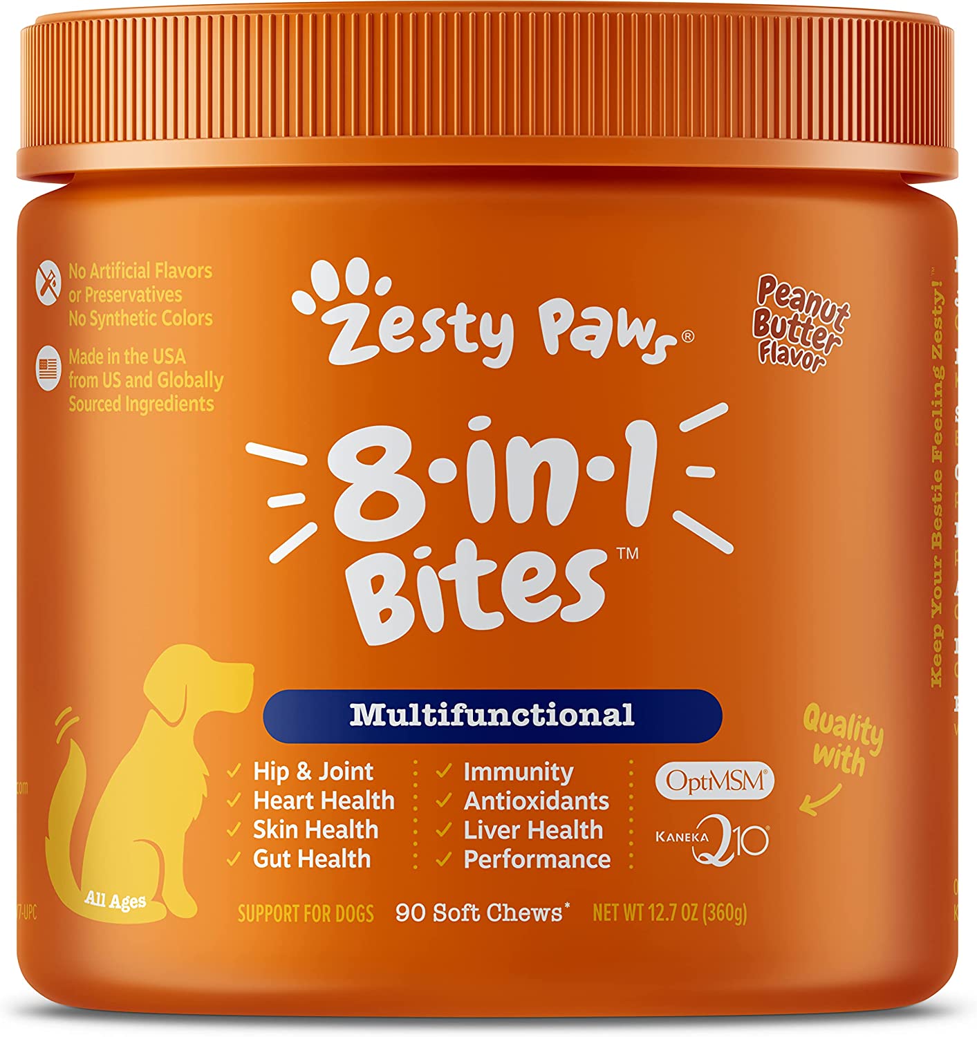 Zesty Paws Core Elements 8-in-1 Chews Multivitamin for Dogs