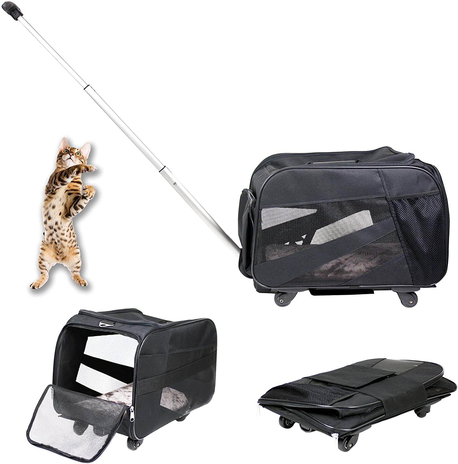 dbest products Pet Smart Cart Cat Carrier