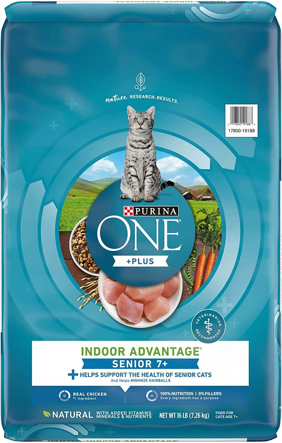Purina ONE Natural Senior Indoor Dry Cat Food