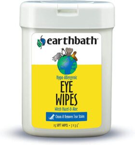 Earthbath Pet Hypo-Allergenic Eye Wipes