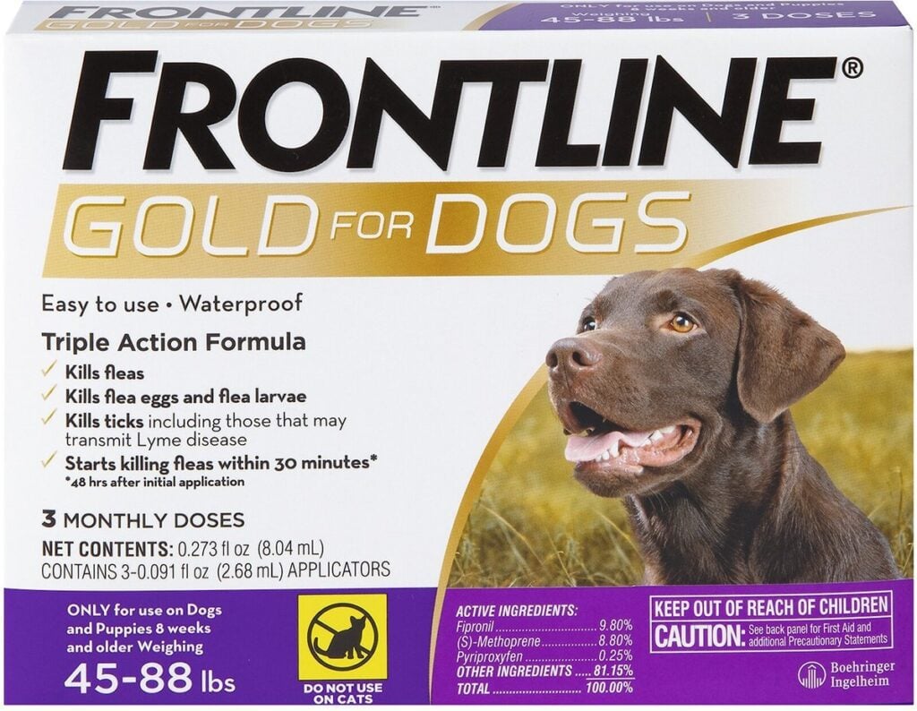 Frontline Gold Topical Flea & Tick for Dogs