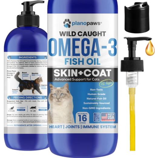 Plano Paws Omega 3 Fish Oil for Cats