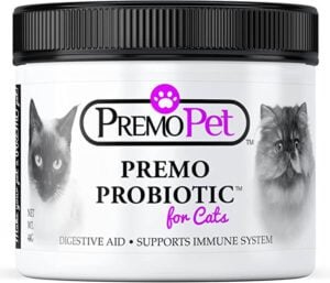 PremoPet Probiotic Digestive Aid Plus Prebiotics for Cats