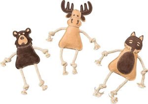 SPOT Dura-Fused Leather Forest Animals Dog Toys