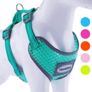 ThinkPet Reflective, Breathable, and Soft Air Mesh Small Dog Harness